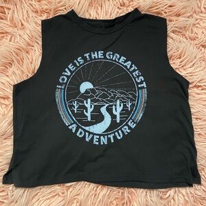 lovers of hYOUmanity Graphic Tank Top - Small